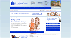 Desktop Screenshot of kingsburycourtsurgery.nhs.uk